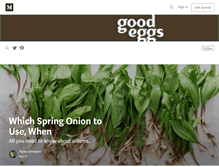 Tablet Screenshot of blog.goodeggs.com